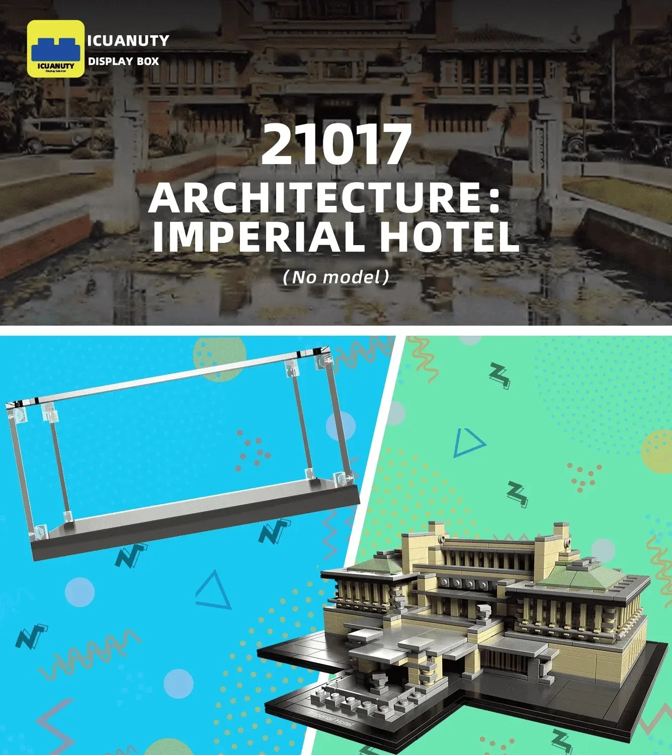 Eksponavimo dėžė Lego Architecture Imperial Hotel 21017 — 6
