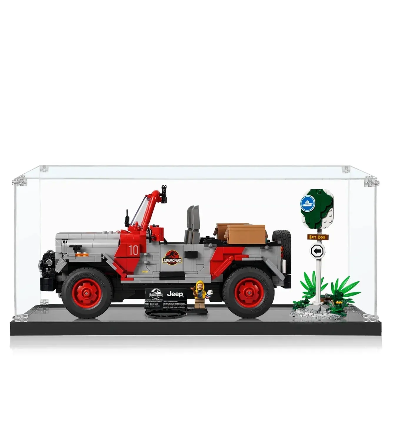 Vitrine für LEGO® Jurassic Park Jeep® Wrangler (77984) — 7
