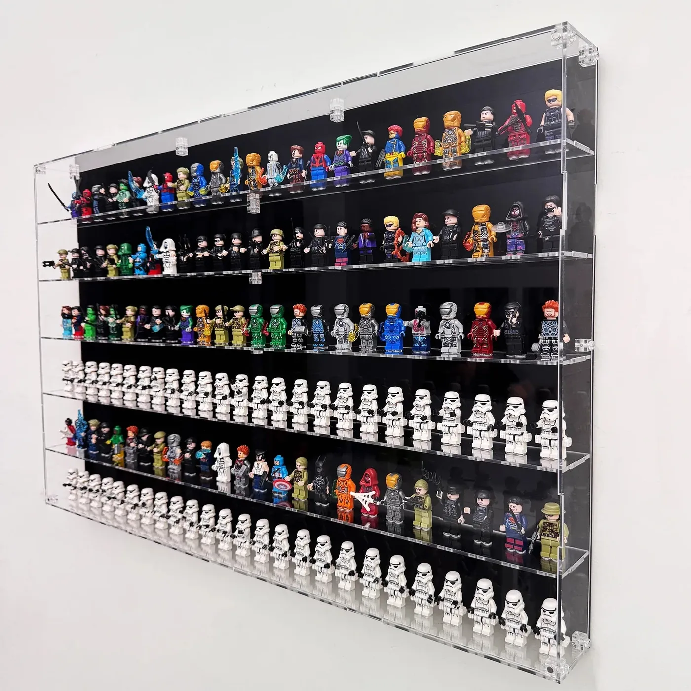 Monter för LEGO® minifigurer | Universell monter i 6 nivåer (rymmer 150 figurer) — 4
