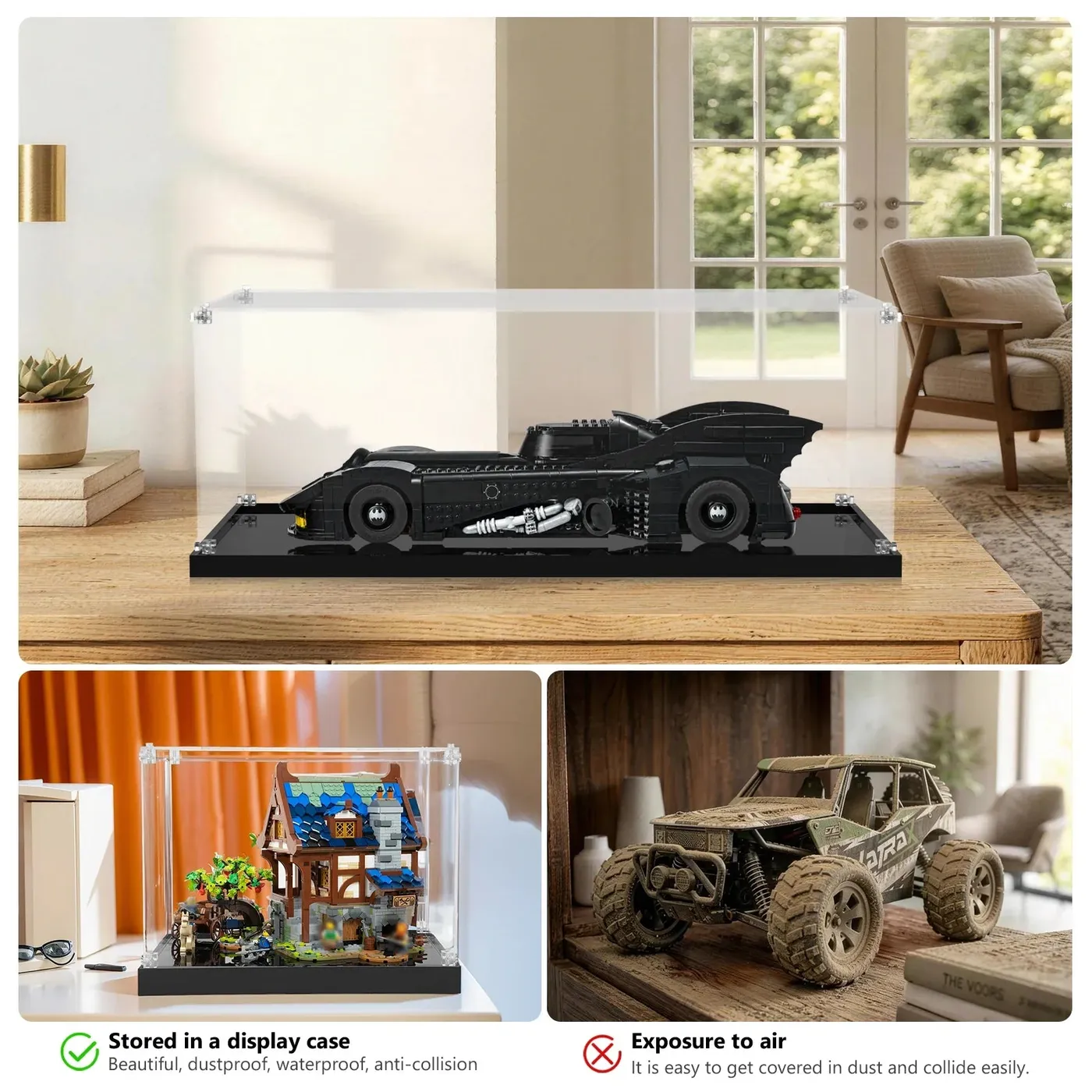 Vitrine für LEGO Batman™ Batman Returns™ Batmobile™ 76355 — 19