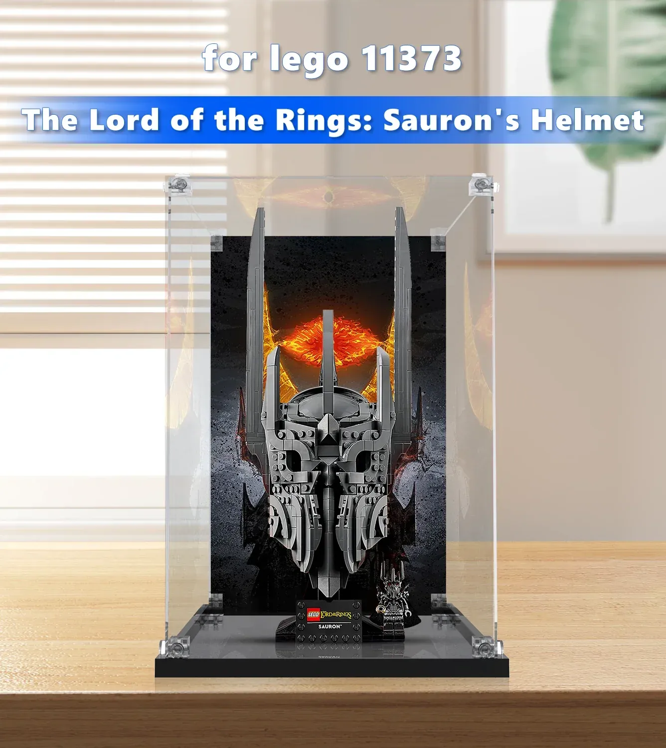 Gablota ekspozycyjna Premium kompatybilna z LEGO® Icons The Lord of the Rings: Sauron's Helmet 11373 — 12