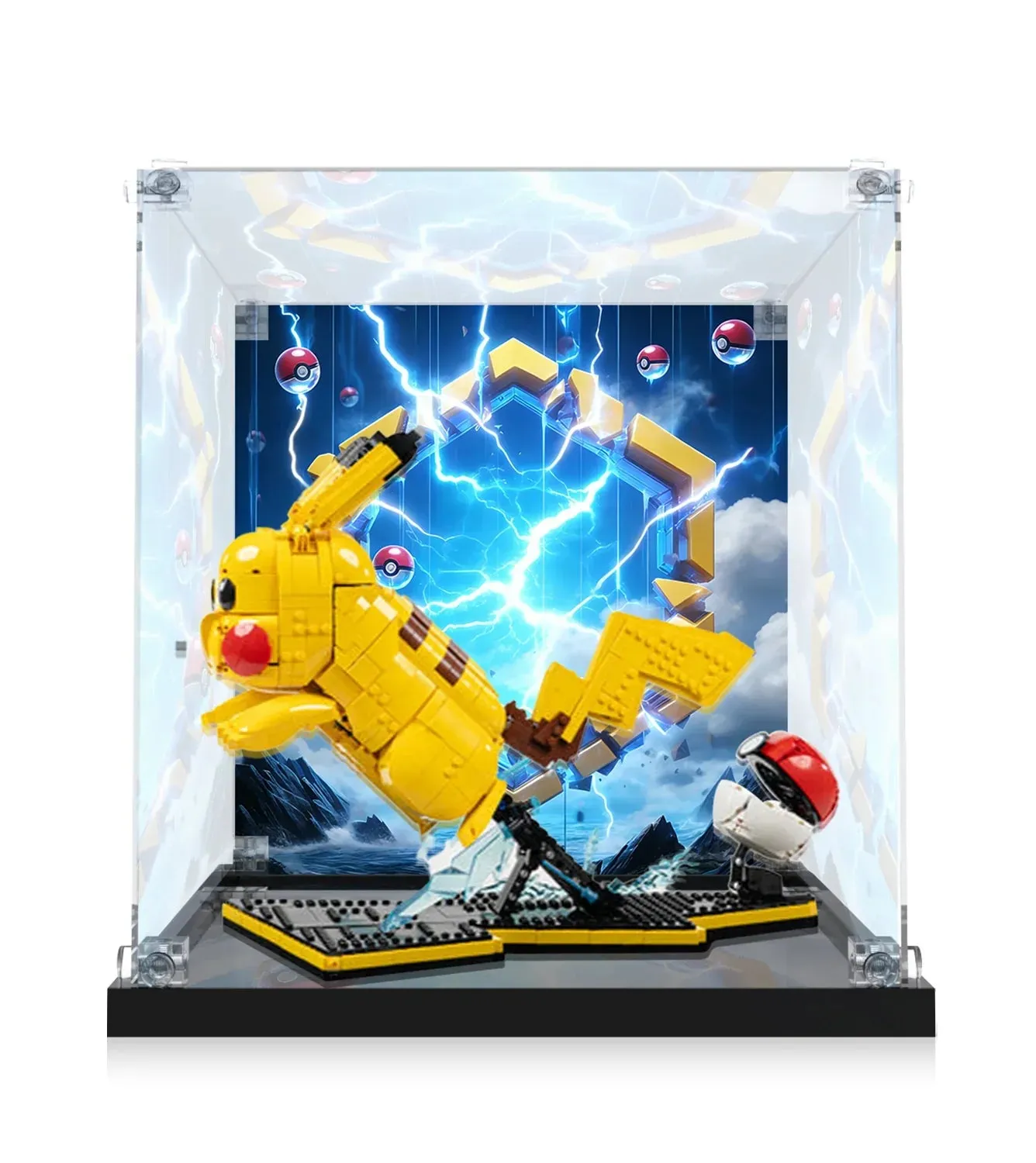 Monter för LEGO® Pokémon 72152 Pikachu Poké Ball och Zimomo Art Toys