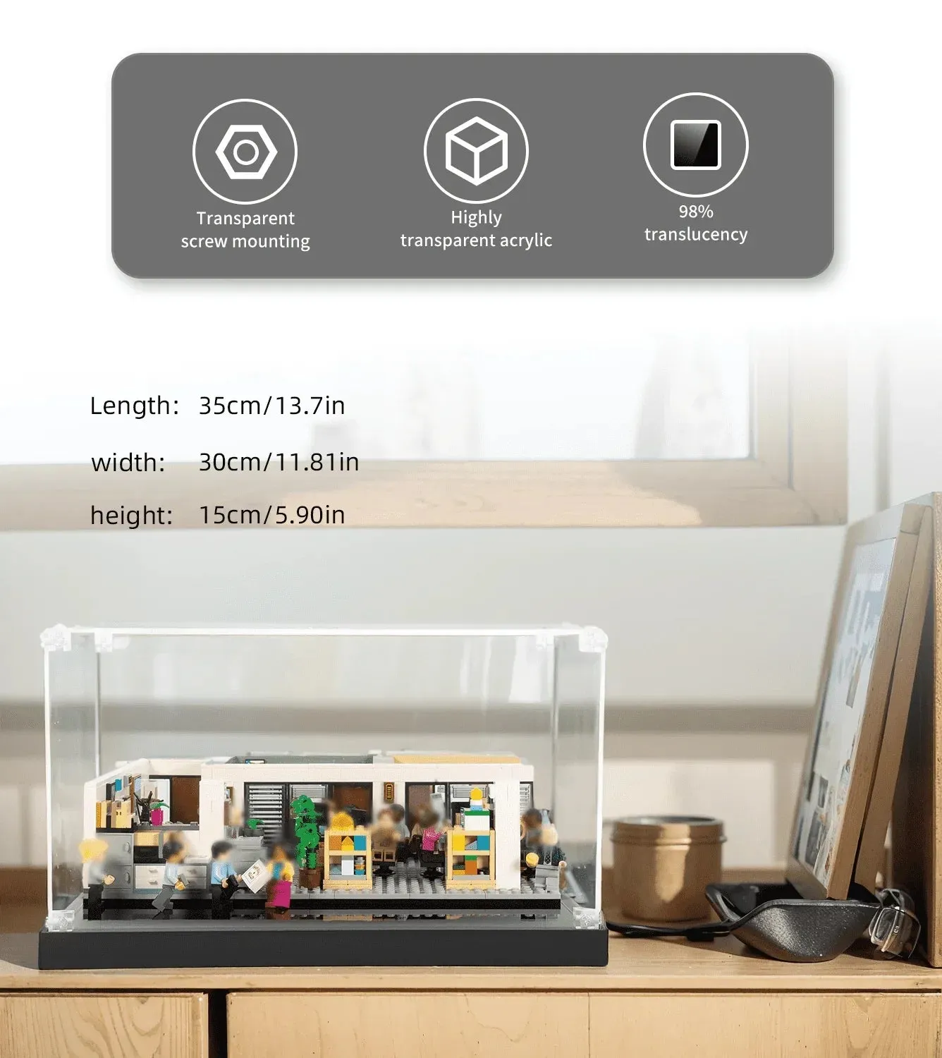 Vitrine für LEGO Ideas The Office 21336 — 6