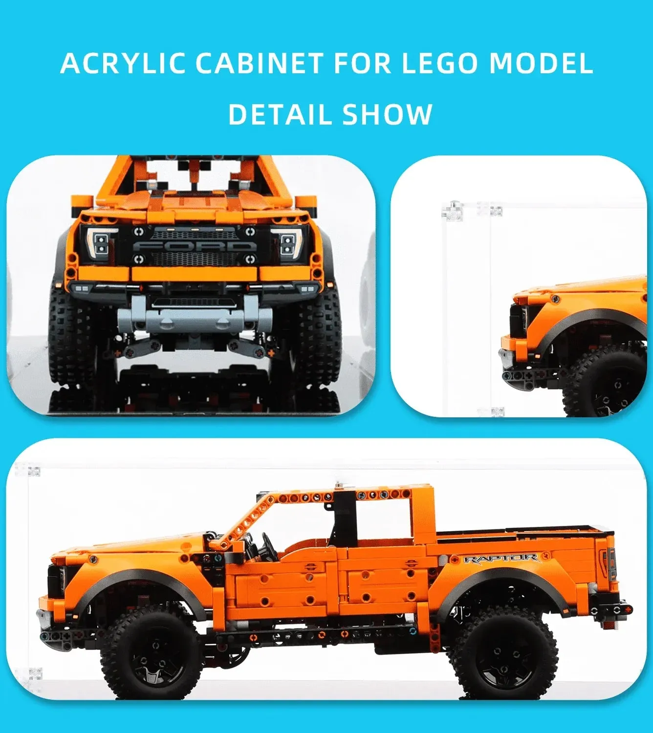 Vitrine für LEGO 42126 Technic™ Ford® F-150 Raptor — 5