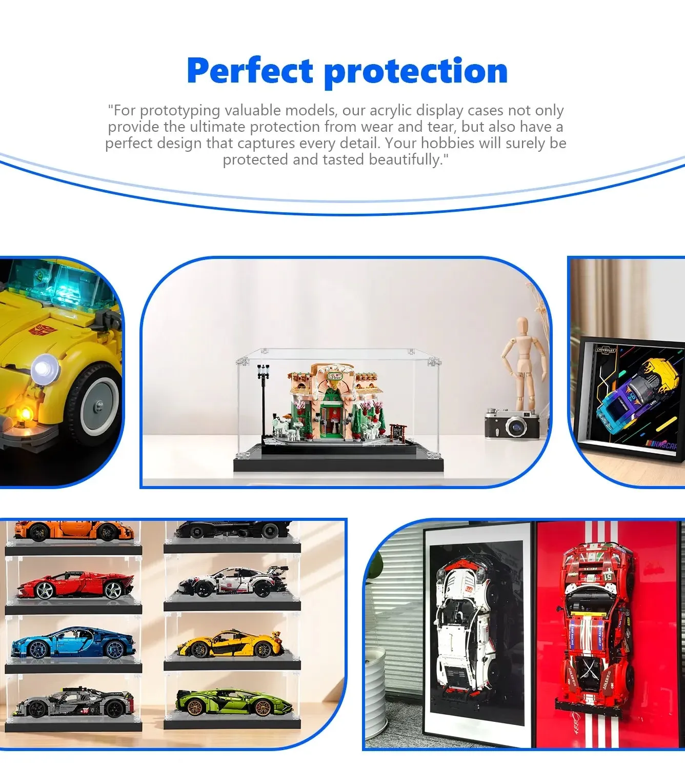 Display case for LEGO® Icons French Café 10362 — 4