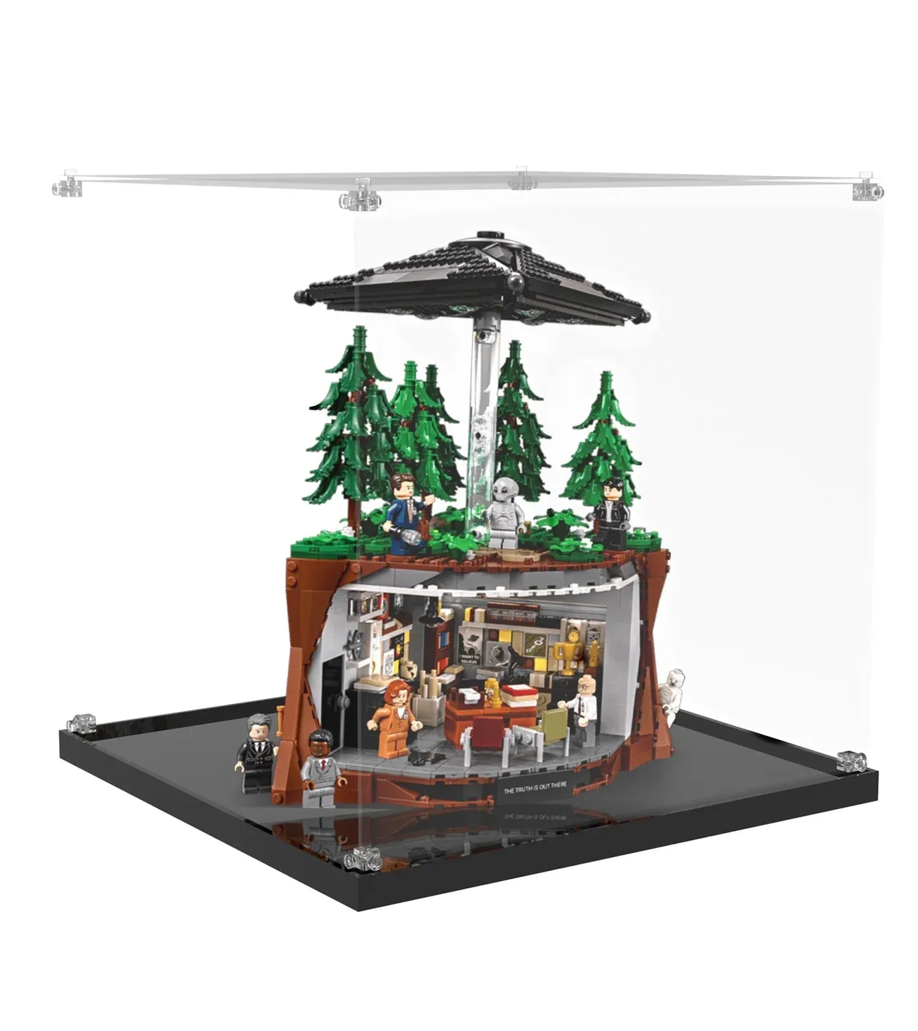 Vitrine für LEGO Ideas The X-Files 21369 — 3