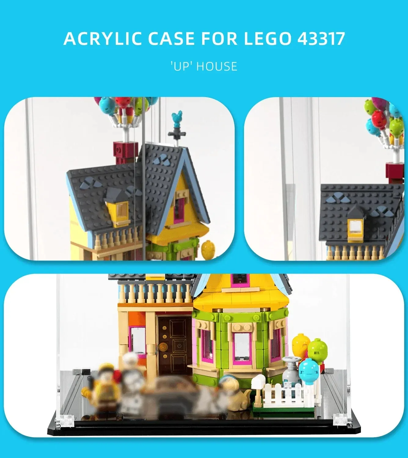 Vitrine für LEGO Disney 'Up' House 43217 — 6