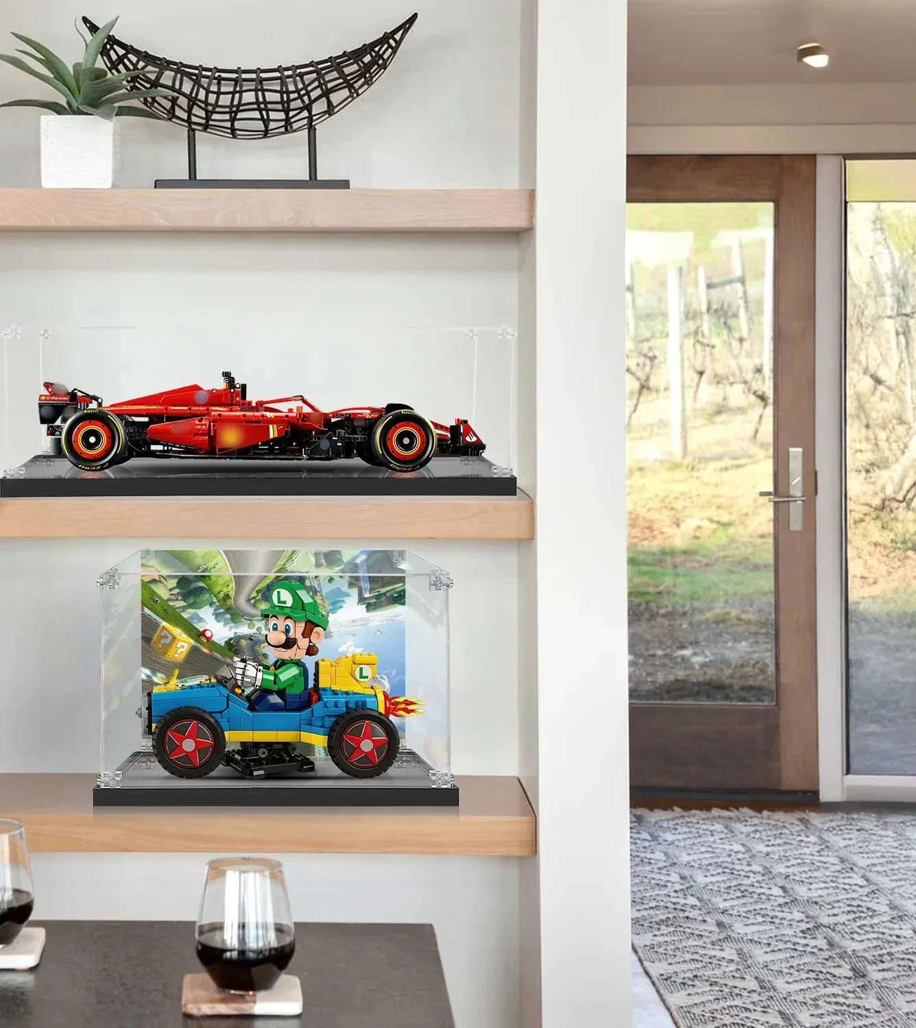 Display Case for LEGO® Super Mario™ Mario Kart™ – Luigi & Mach 8 72050 — 3