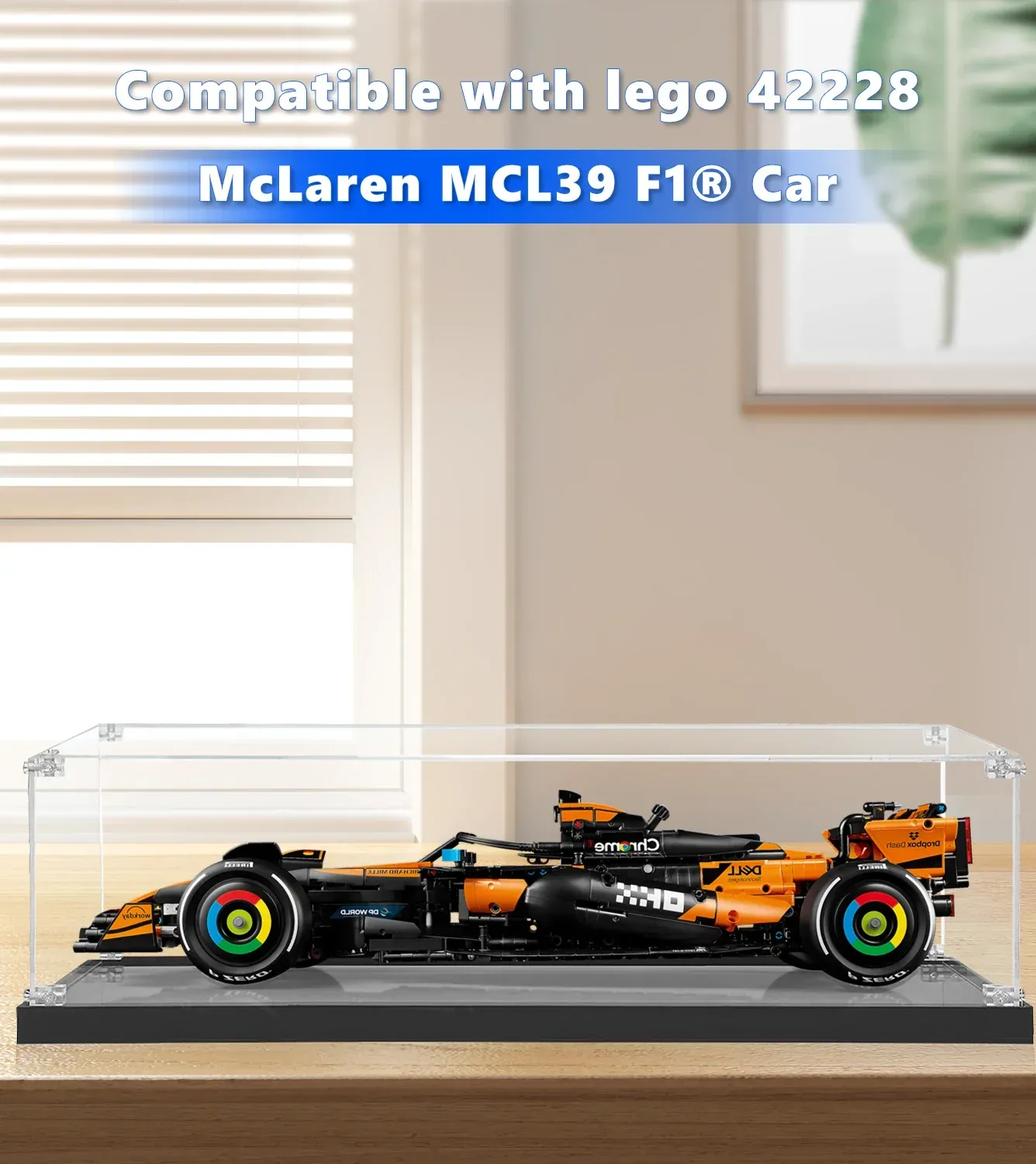 Premium eksponavimo dėžė, suderinama su LEGO® Technic™ McLaren MCL39 F1® Race Car 42228 — 9