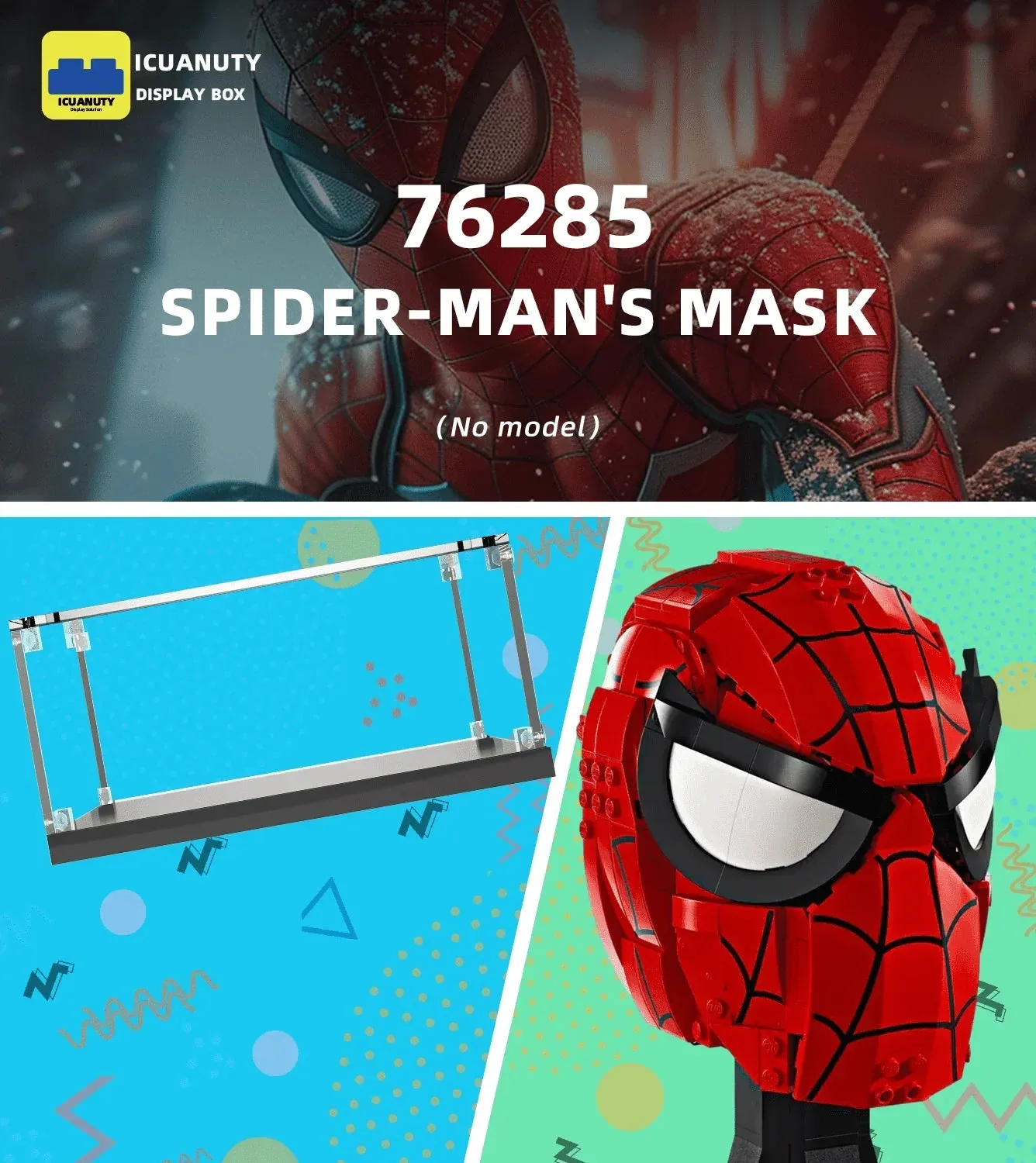 Gablota ekspozycyjna do Lego Marvel Spider-Man's Mask 76285 — 5