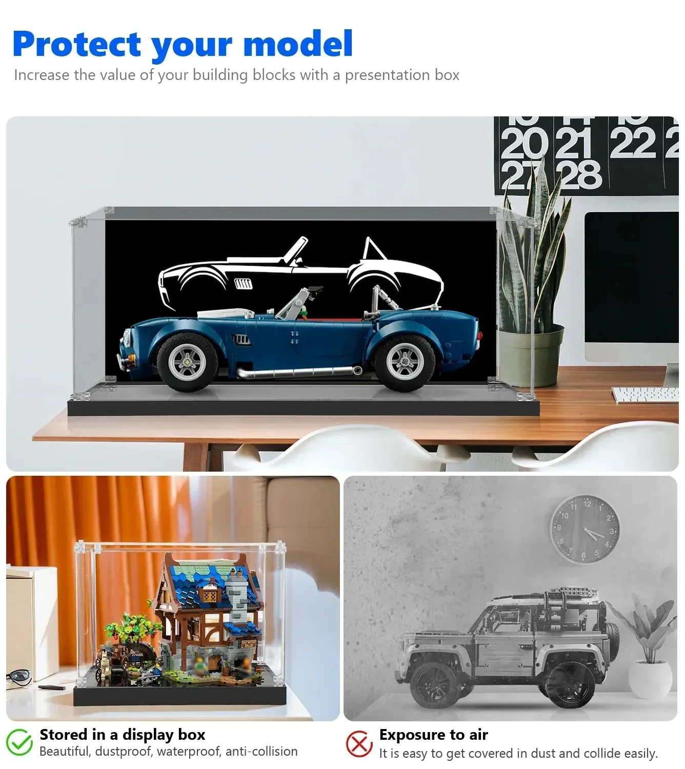 Monter för LEGO® Icons Shelby Cobra 427 S/C 10357 — 11