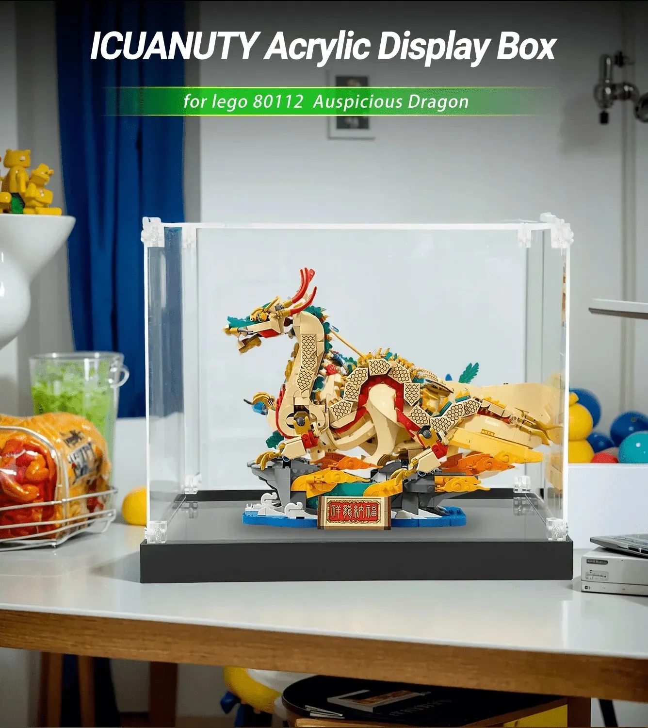 Eksponavimo dėžė Lego Auspicious Dragon 80112 — 2