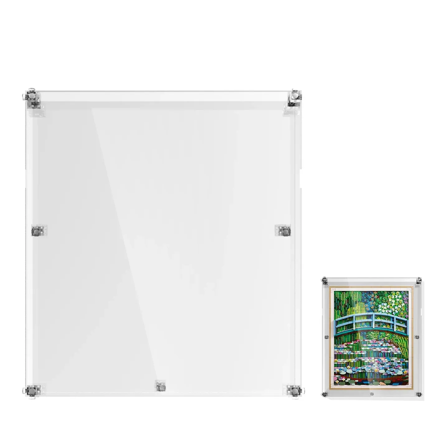 Vitrine kompatibel mit LEGO® Art Claude Monet – Bridge over a Pond of Water Lilies 31220 — 7