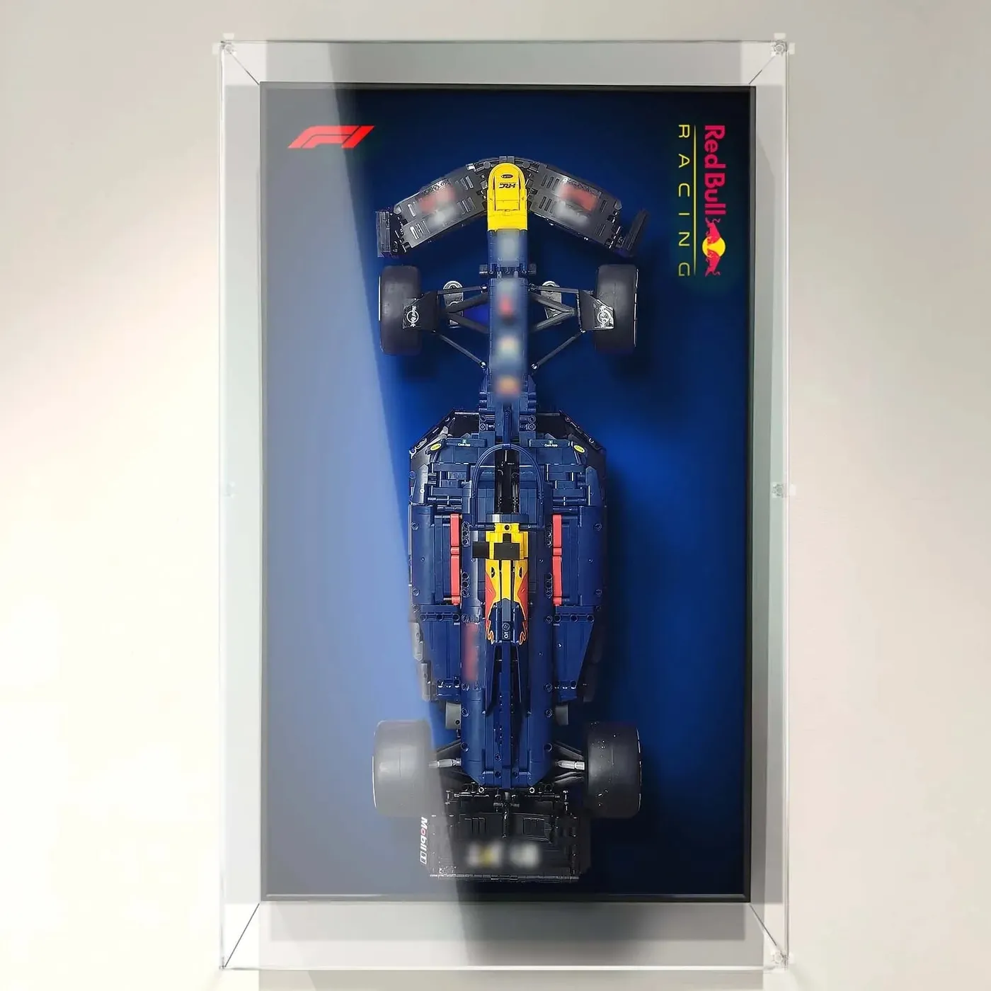 Wall display frame for LEGO Oracle Red Bull Racing RB20 F1 Car 42206 — 4