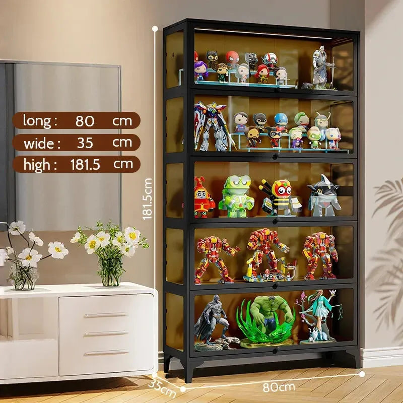 Vitrinenschrank für Sammlerspielzeug / geeignet für LEGO (1:8) Autos — 2