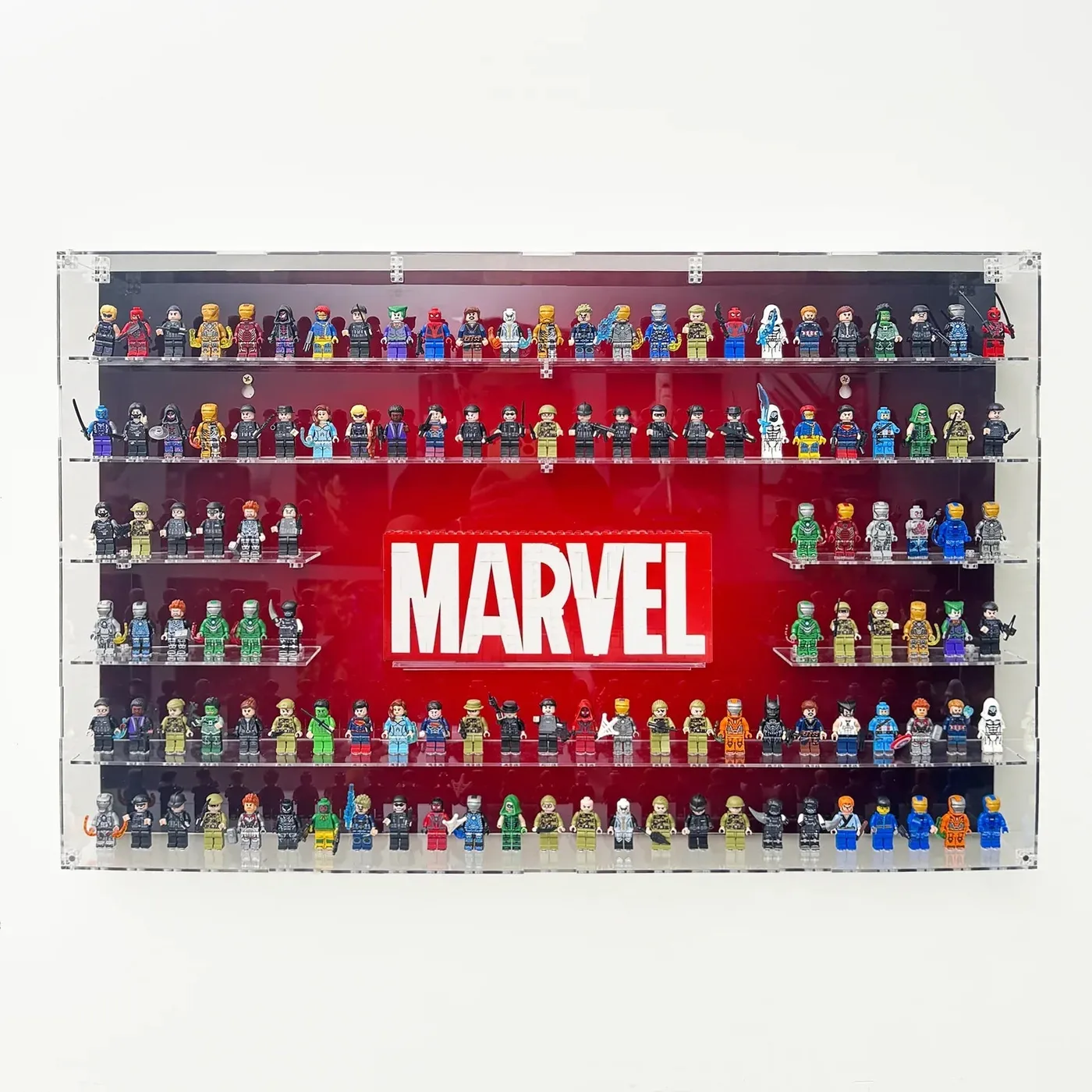 Vitrine für LEGO® Marvel Minifigures 6-Tier 76313