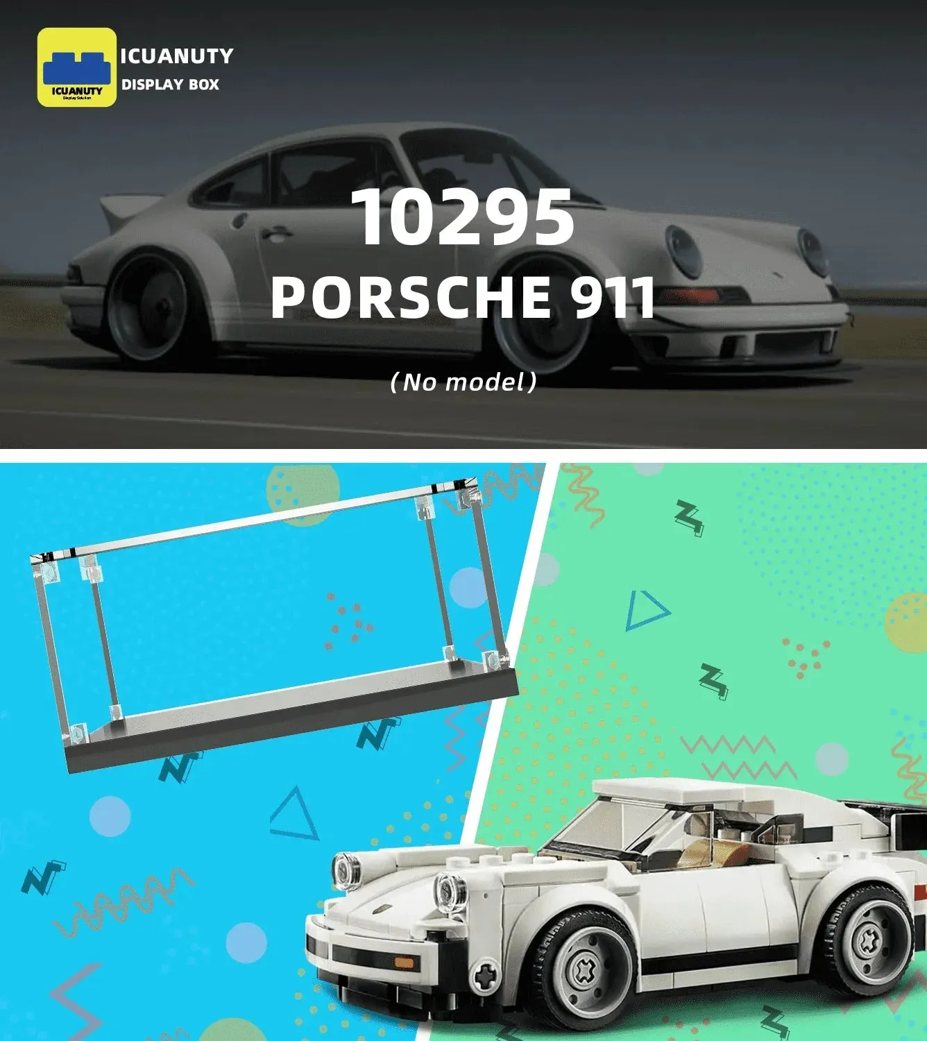 Display Case for LEGO 10295 Creator: Porsche 911 — 4