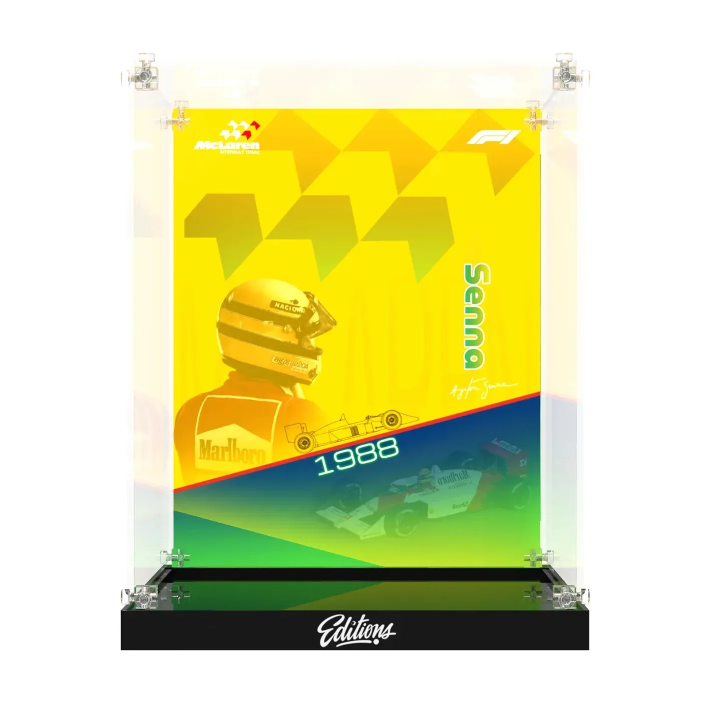 Vitrine für LEGO® Editions Ayrton Senna Helmet 43024 — 5