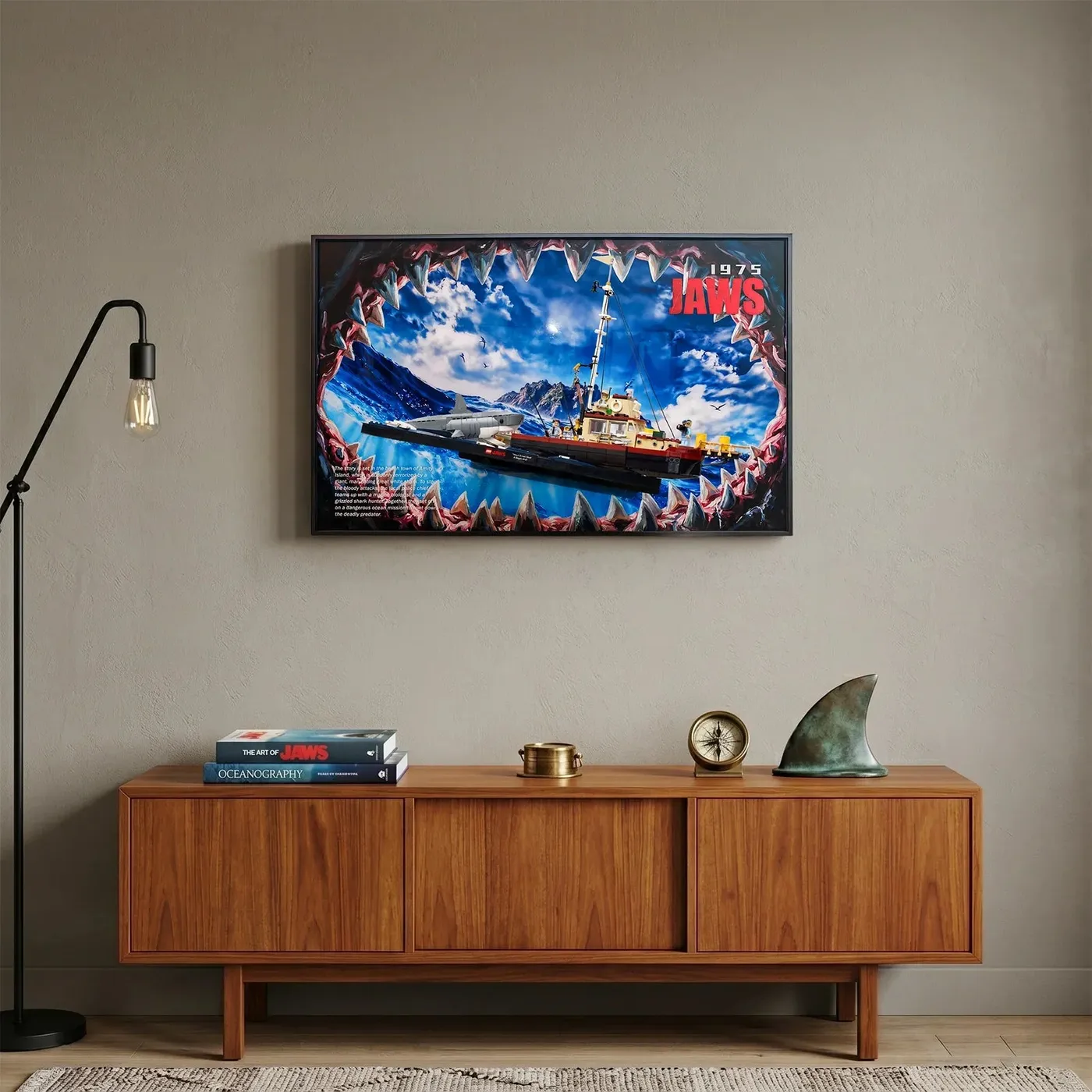 Displayrahmen für LEGO® Ideas Jaws 21350 — 5