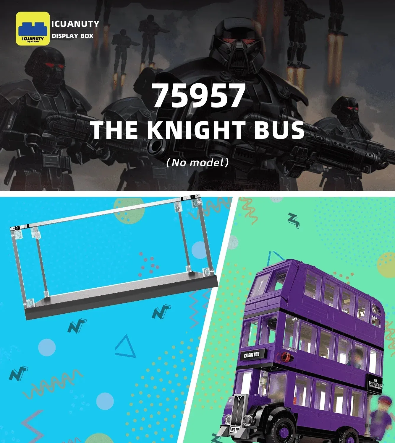 Vitrine für LEGO Harry Potter The Knight Bus 75957 — 4