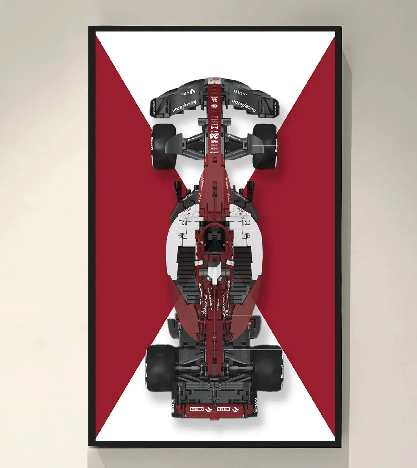 Väggmonterad displayram för Alfa Romeo F1 Team ORLEN C42 C64005 — 9