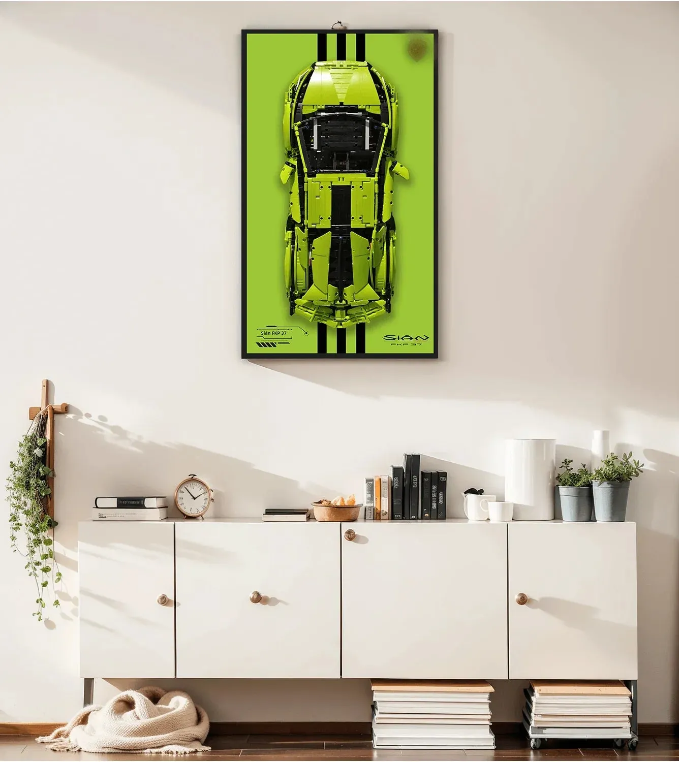 [Seria 3-ICONS] Ramka ekspozycyjna na ścianę do superaut LEGO Technic — 15