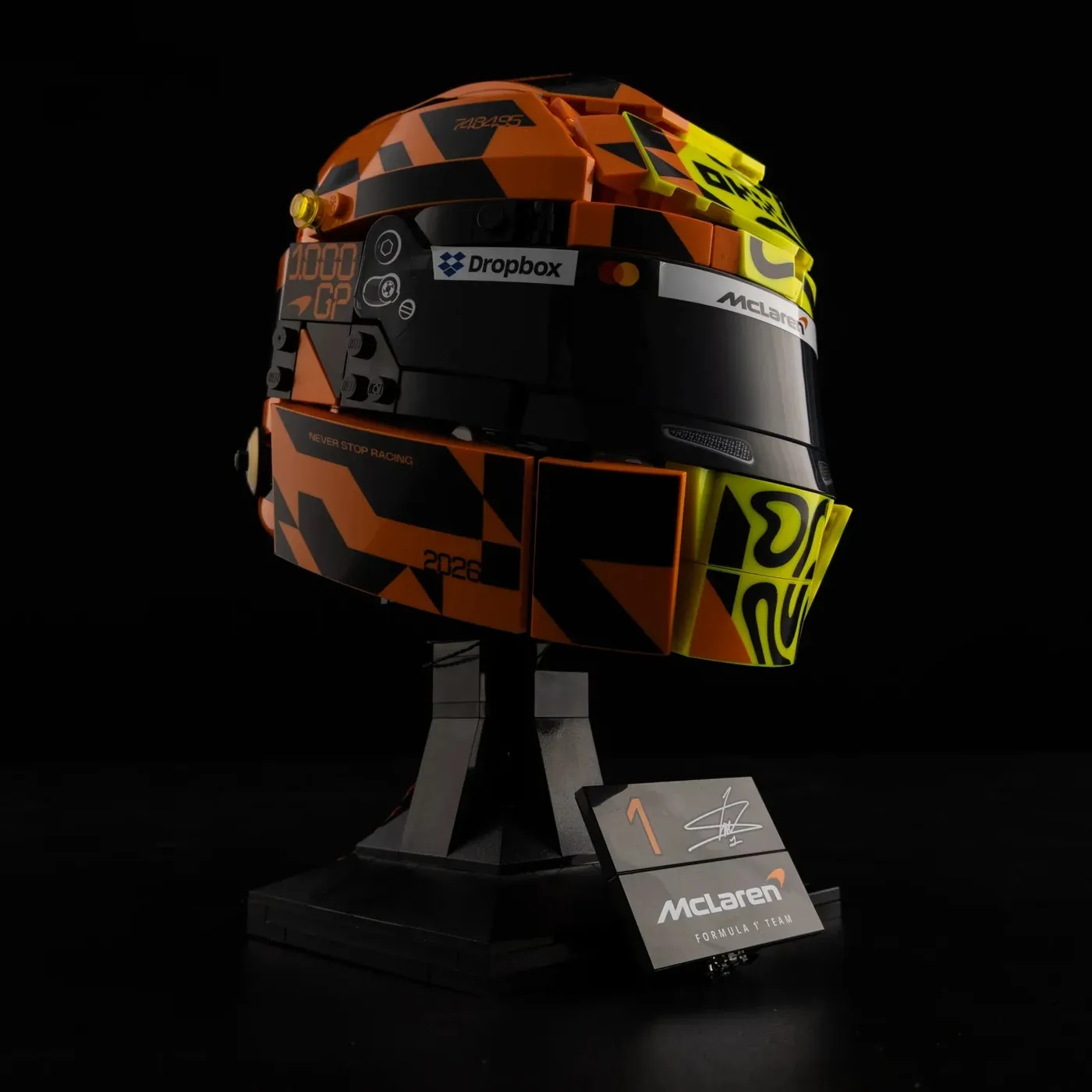 Premium belysningskit kompatibel med LEGO® Editions McLaren Mastercard F1® Team Lando Norris Helmet 43023 — 8