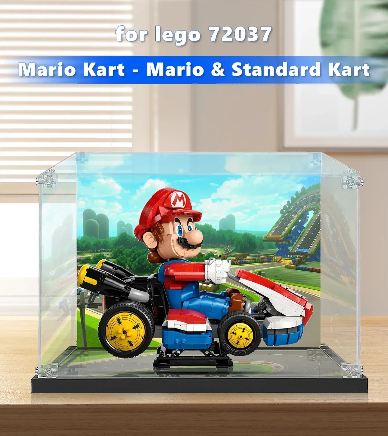 Vitrine für LEGO® Super Mario™ Mario Kart™ – Mario & Standard Kart 72037 — 2