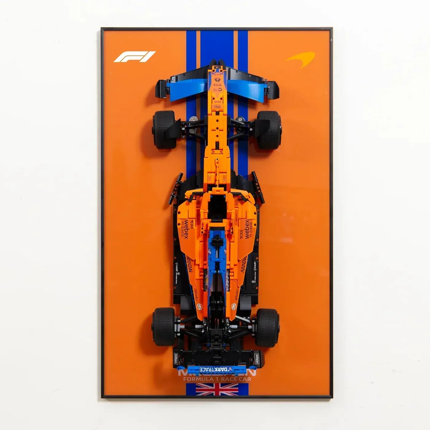 Väggmonterad displayram för Lego Technic™ McLaren Formula 1™ Race Car 42141 — 19