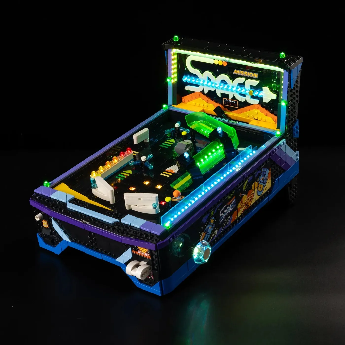 Premium-Beleuchtungsset kompatibel mit LEGO® Icons Arcade Pinball Machine 11374 — 6