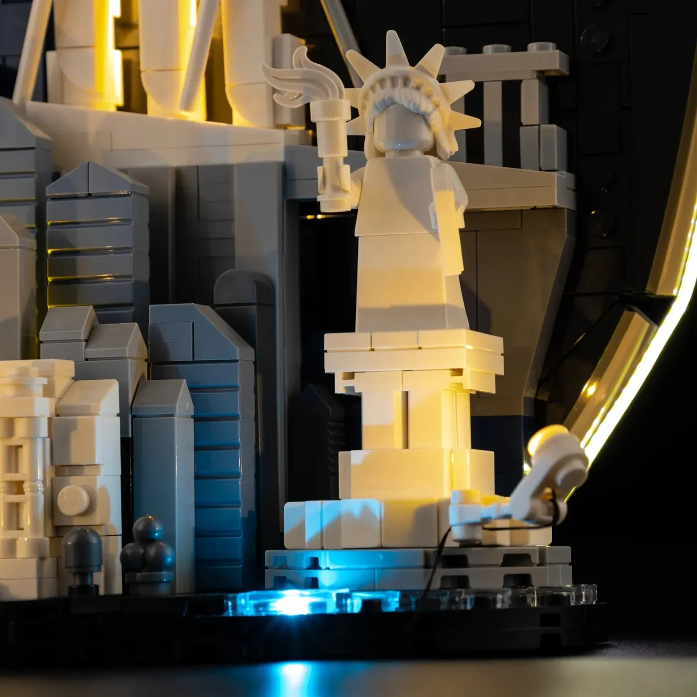 Premium-belysningskit kompatibelt med LEGO Architecture New York City – The Big Apple 21066 — 20