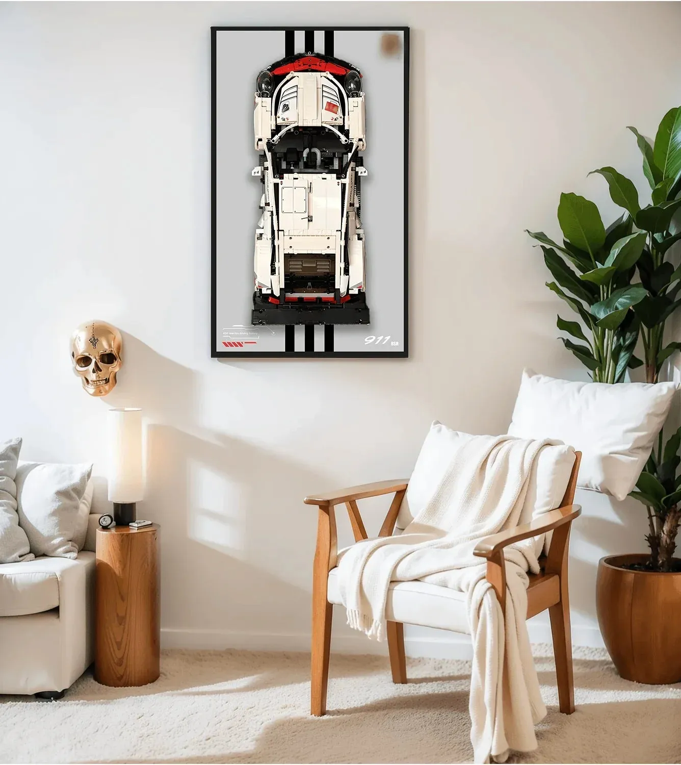 [Seria 3-ICONS] Ramka ekspozycyjna na ścianę do superaut LEGO Technic — 6