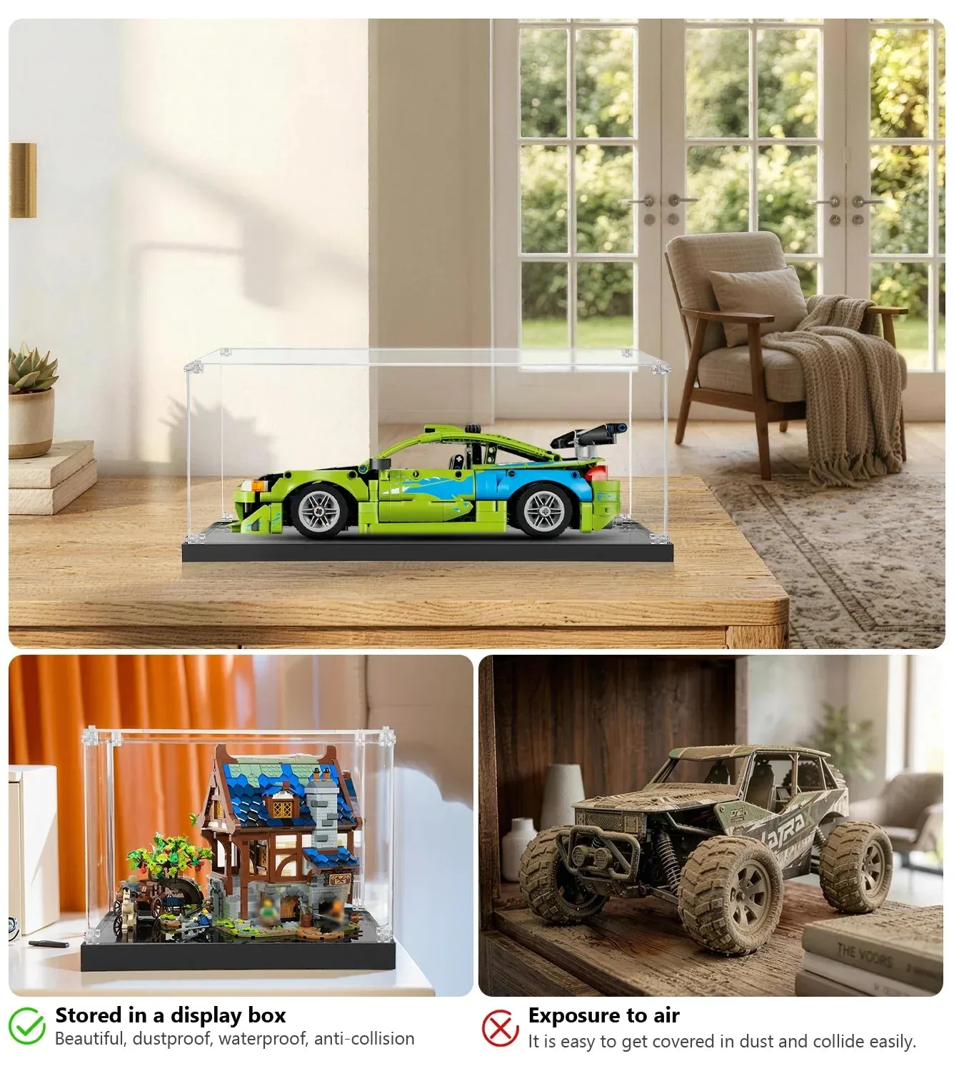 Vitrine für LEGO® Technic™ Fast Furious Mitsubishi Eclipse (42229) — 4