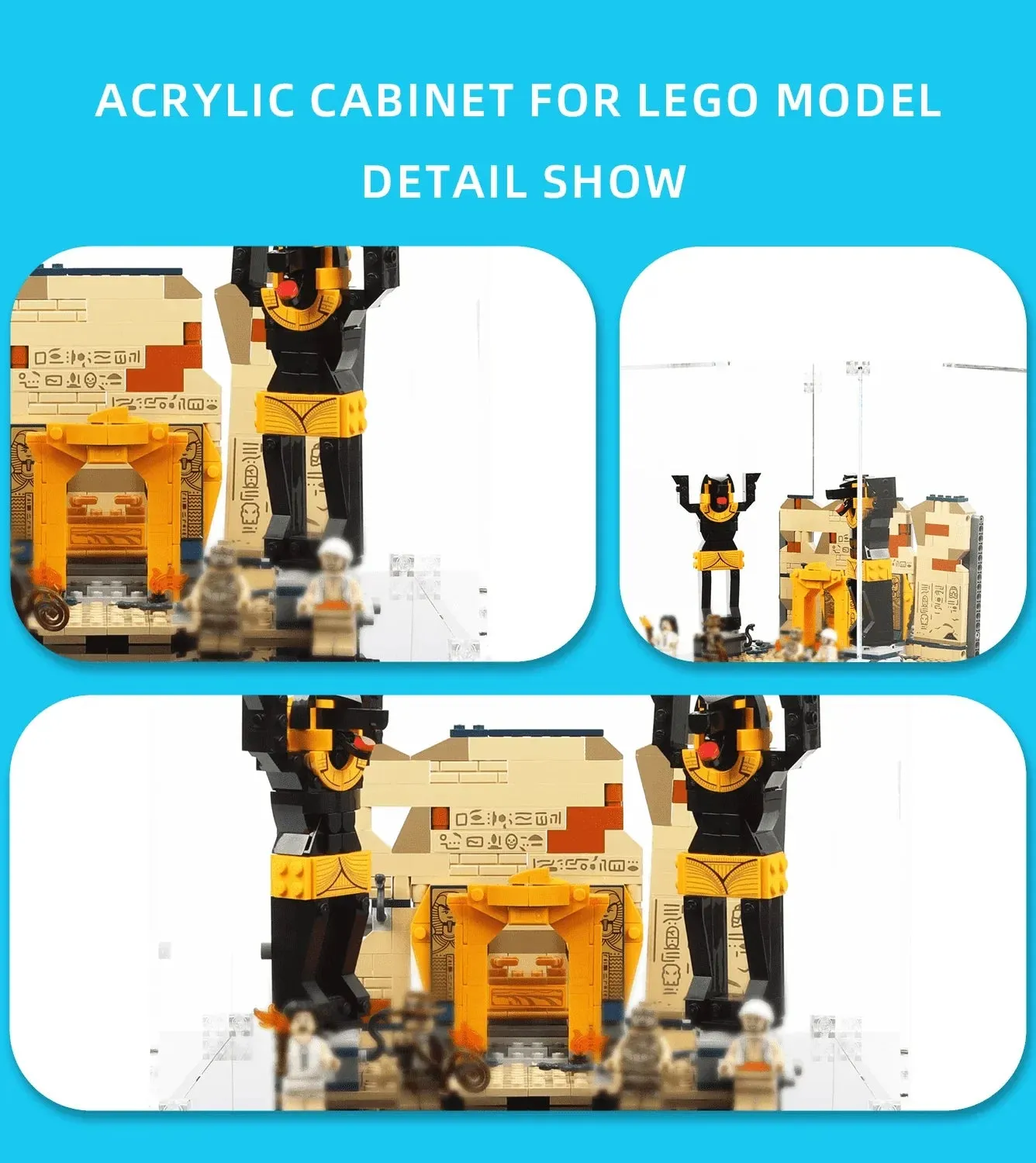 Vitrine für LEGO Indiana Jones Escape from Lost Tomb 77013 — 5