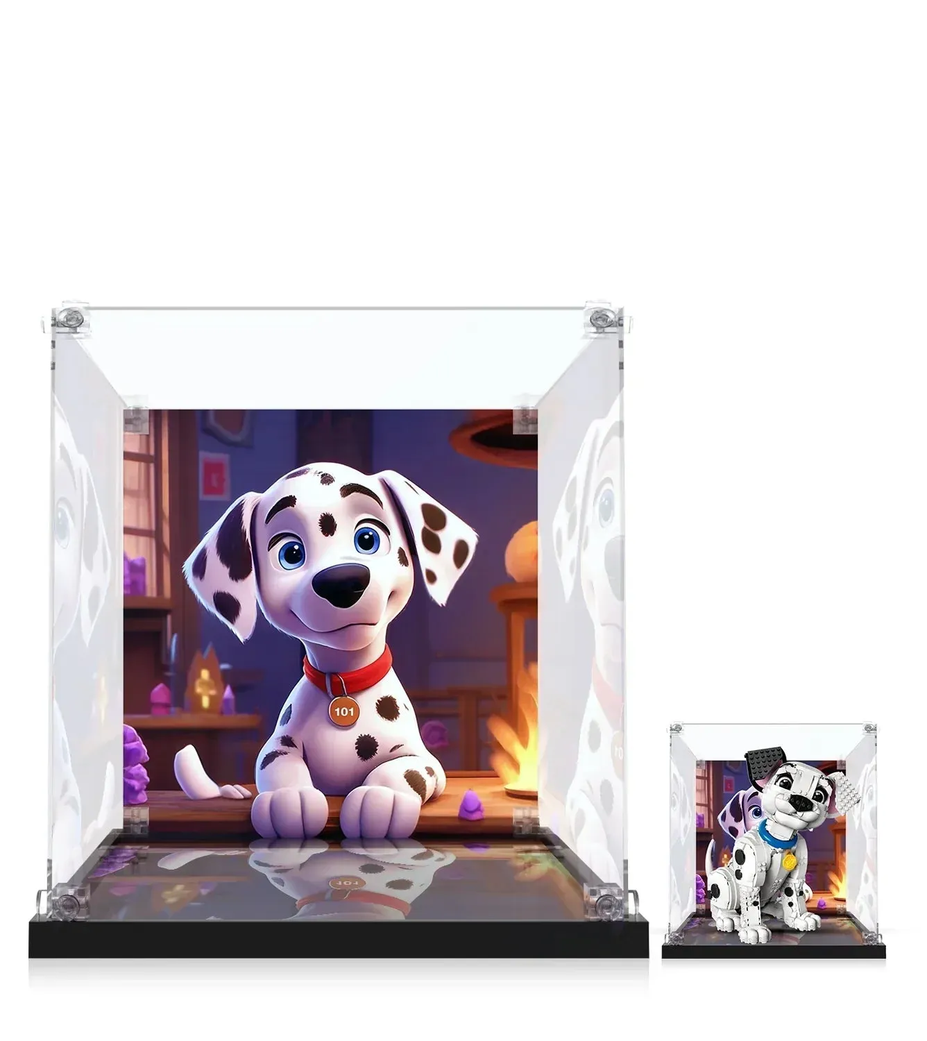 Display case for LEGO® Disney™ 101 Dalmatians Puppy 43269 — 3
