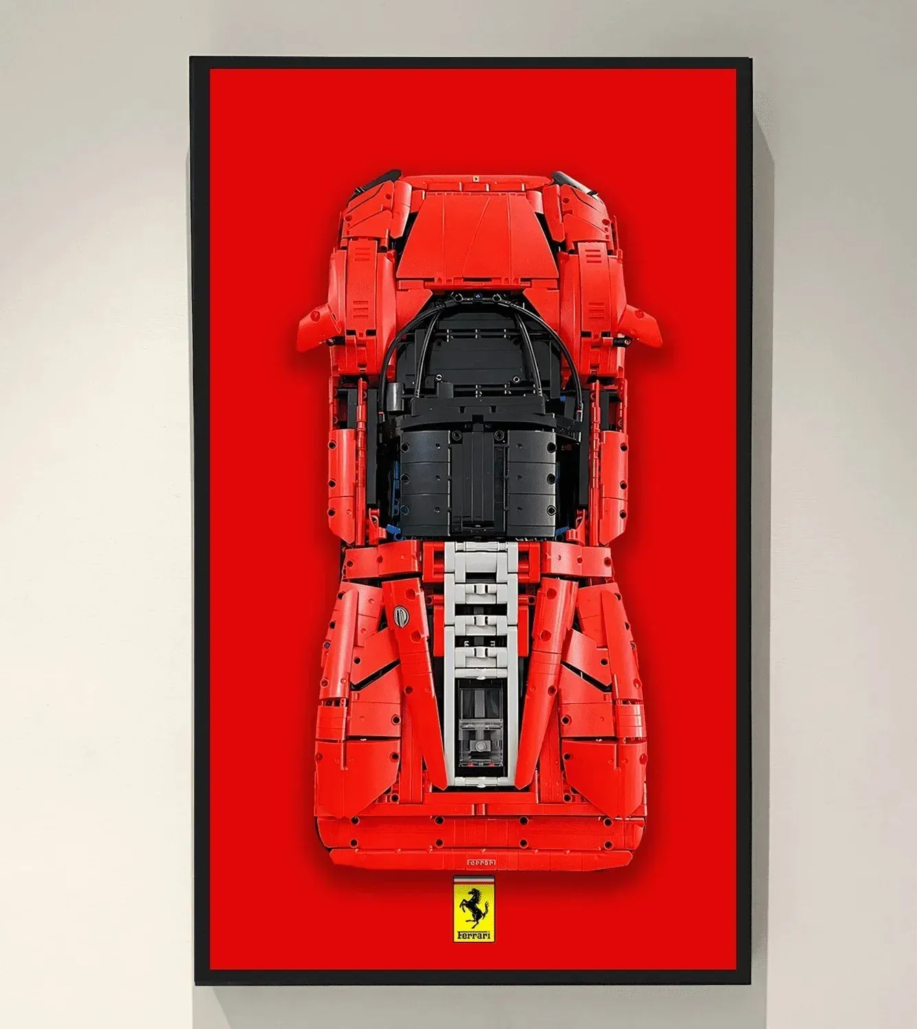 [Supercar Badge serija] Sieninis eksponavimo rėmas Lego Technic serijai (mastelis 1:8) 42083 42056 42143 42115 42172 — 4