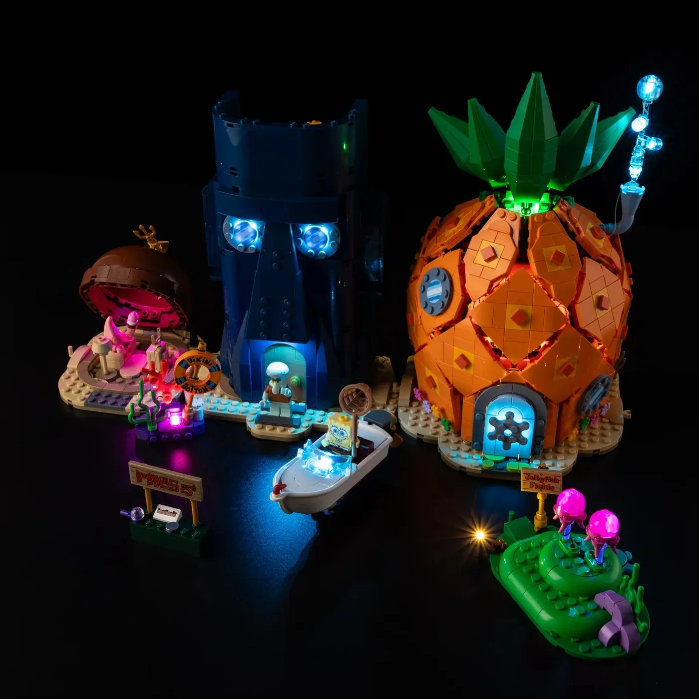 Premium apšvietimo rinkinys, suderinamas su LEGO® Icons SpongeBob SquarePants: Bikini Bottom 11386 — 13