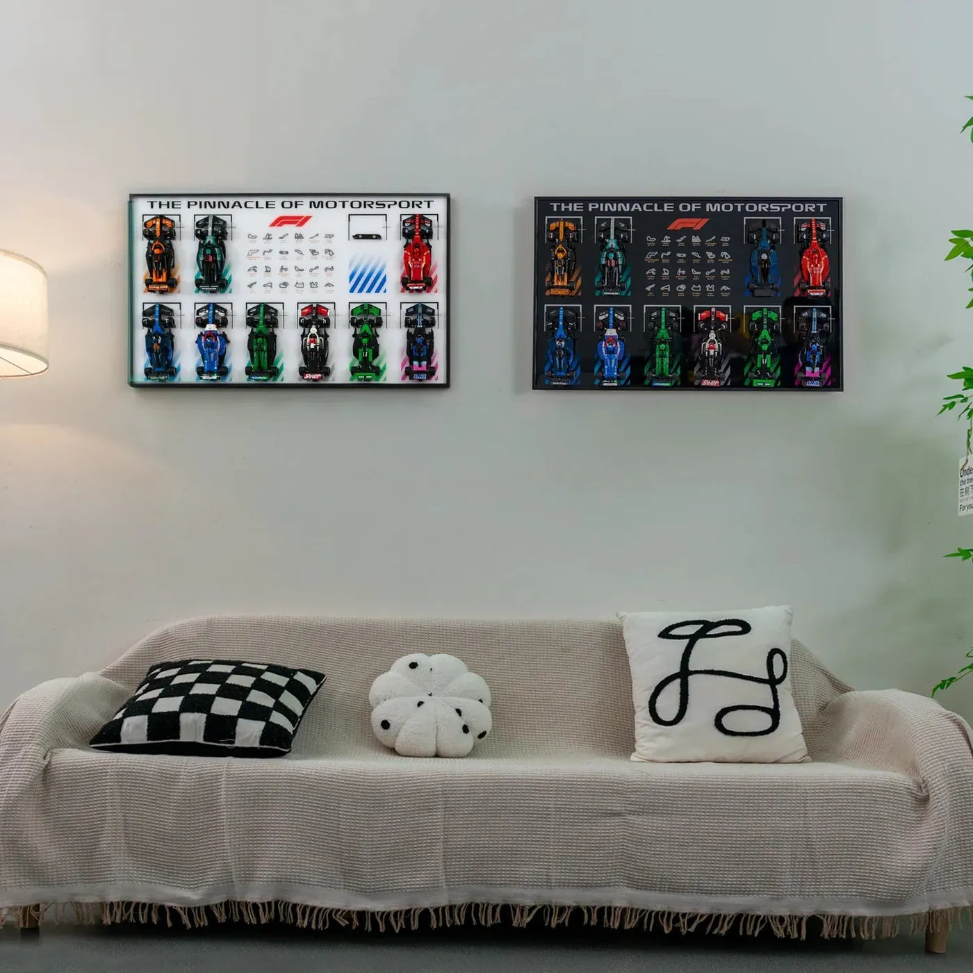Displayram kompatibel med LEGO® Speed Champions 2025 F1-kollektionen — 14