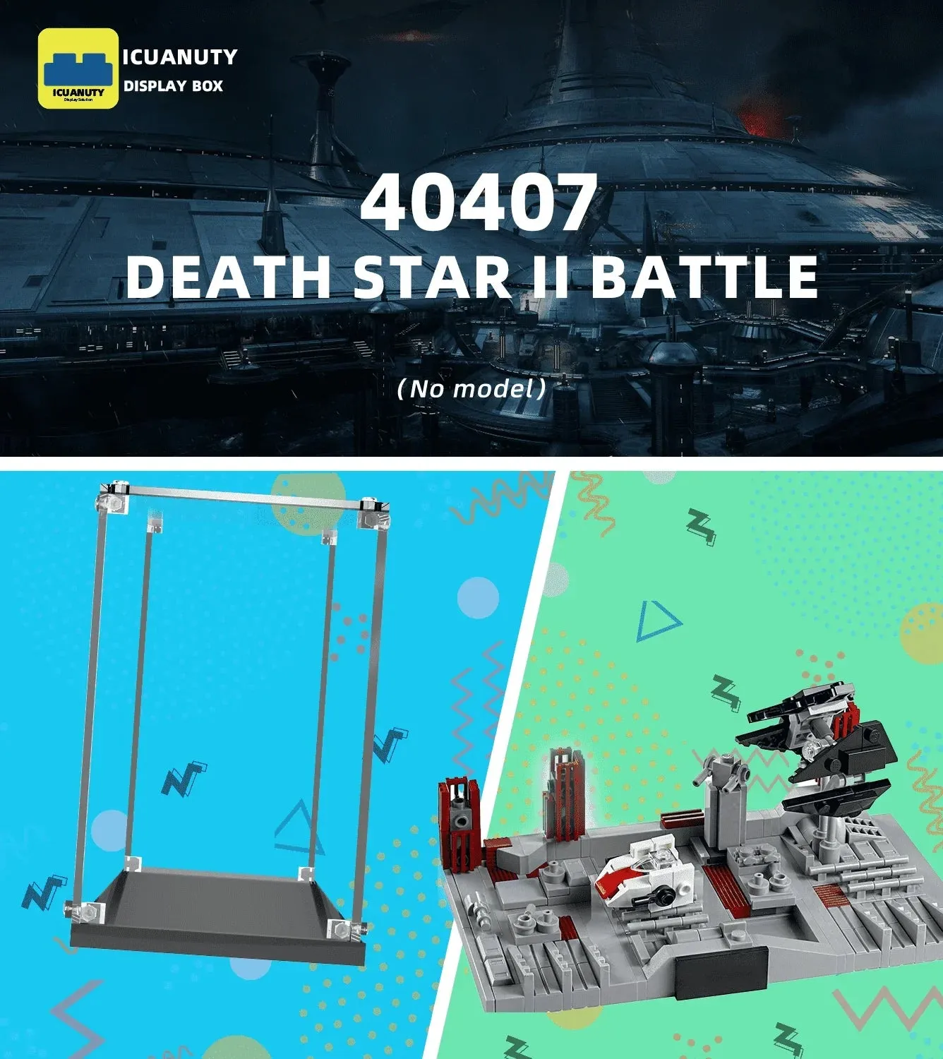 Display Case for Lego Death Star II Battle 40407 — 7