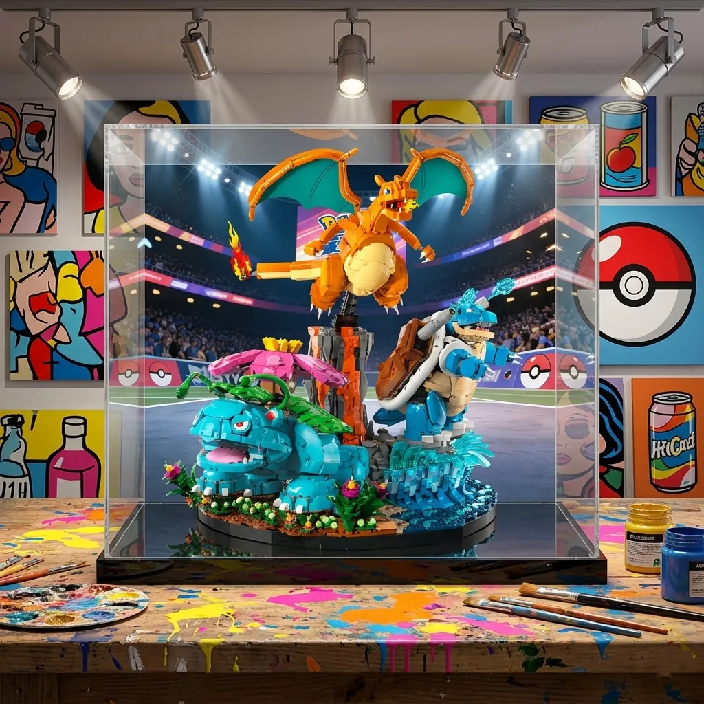 LEGO® Pokémon Venusaur, Charizard und Blastoise (72153) richtig in Szene setzen