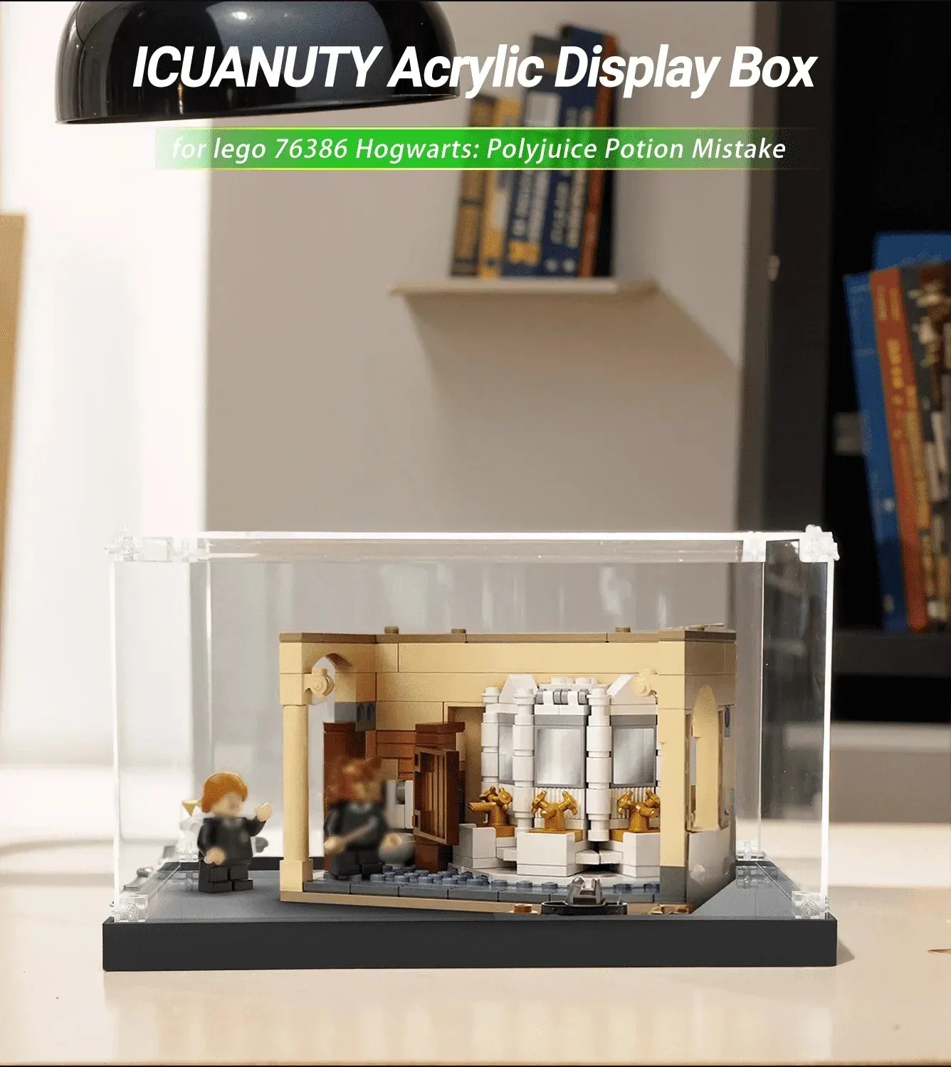 Display Case for Lego Hogwarts: Polyjuice Potion Mistake 76386 — 2