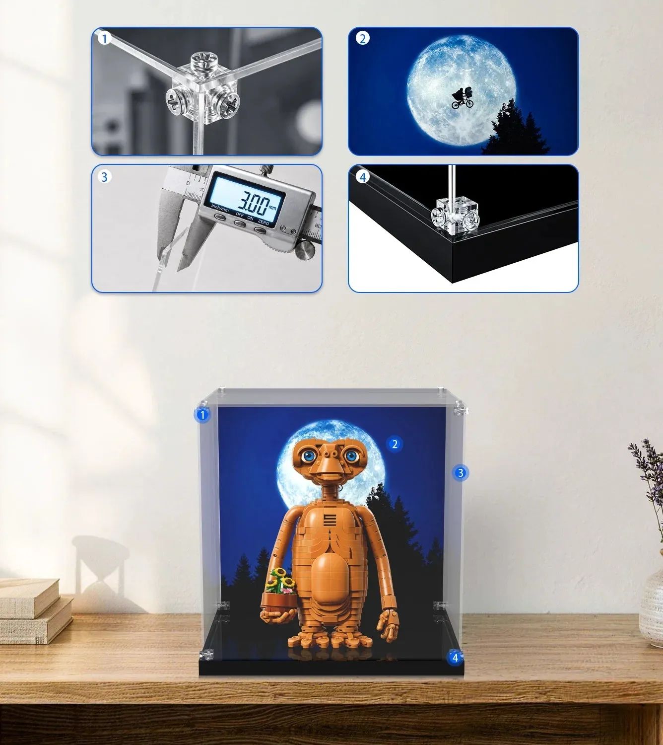 Vitrine für LEGO Ideas E.T. the Extra-Terrestrial 21370 — 7