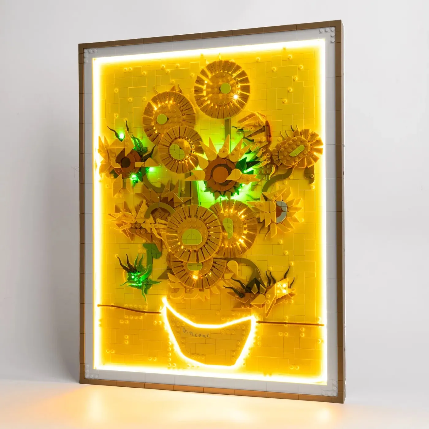 Apšvietimo rinkinys Lego Art Vincent van Gogh – Sunflowers 31215 — 15