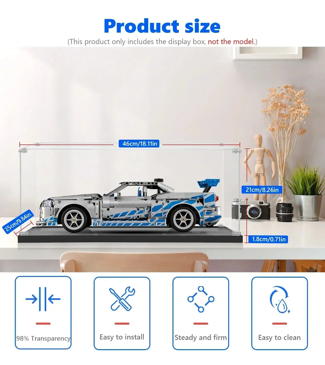 Eksponavimo dėžė LEGO® Technic™ 2 Fast 2 Furious Skyline GT-R (R34) Car (1:12 mastelis) 42210 — 5