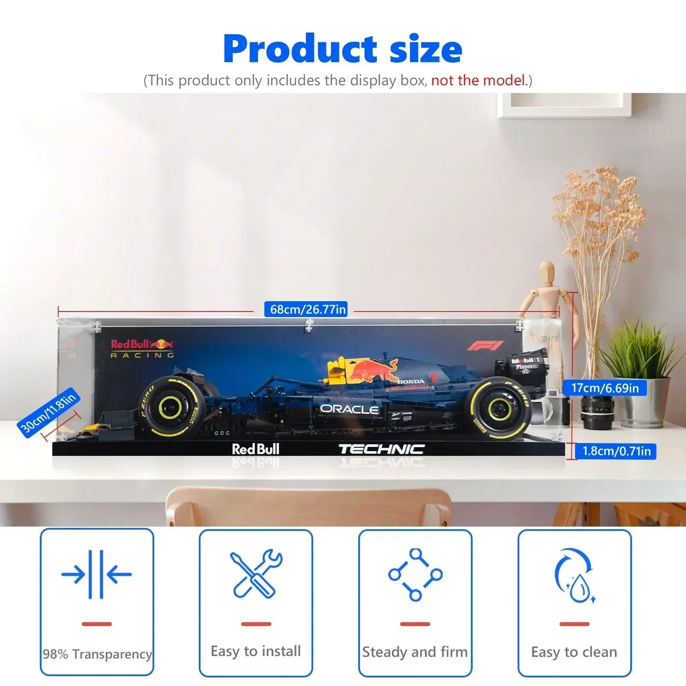 Monter för LEGO Formula 1™-bil (skala 1 :8) 42207/42206/42141/42171/42240/42228 — 25