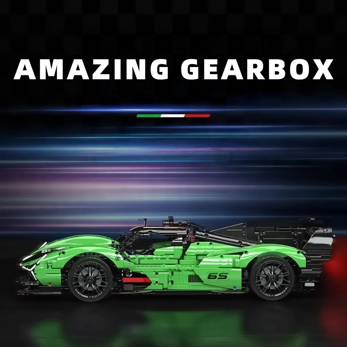 MOCs: BLOCK SC65 Super Racing Car 1:8 (2980 delar) — 2
