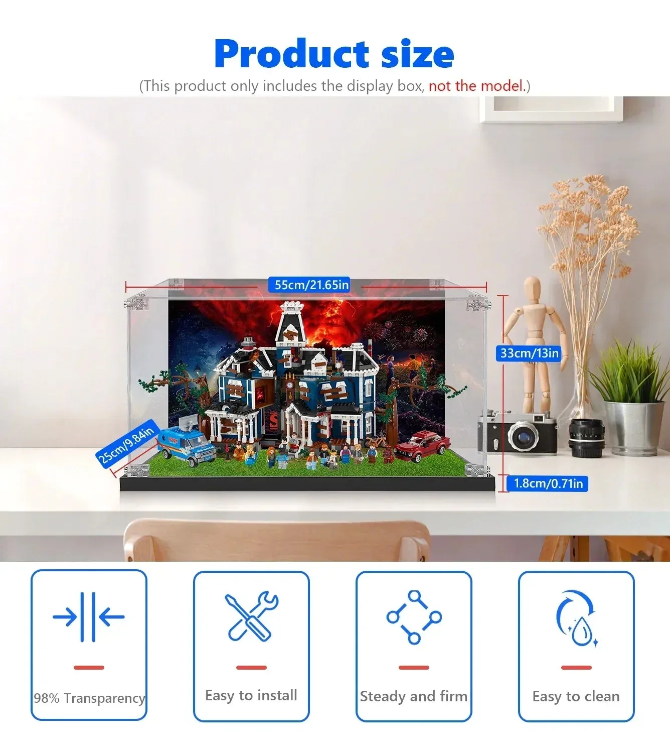 Vitrine für LEGO® Stranger Things The Creel House 11370 — 7