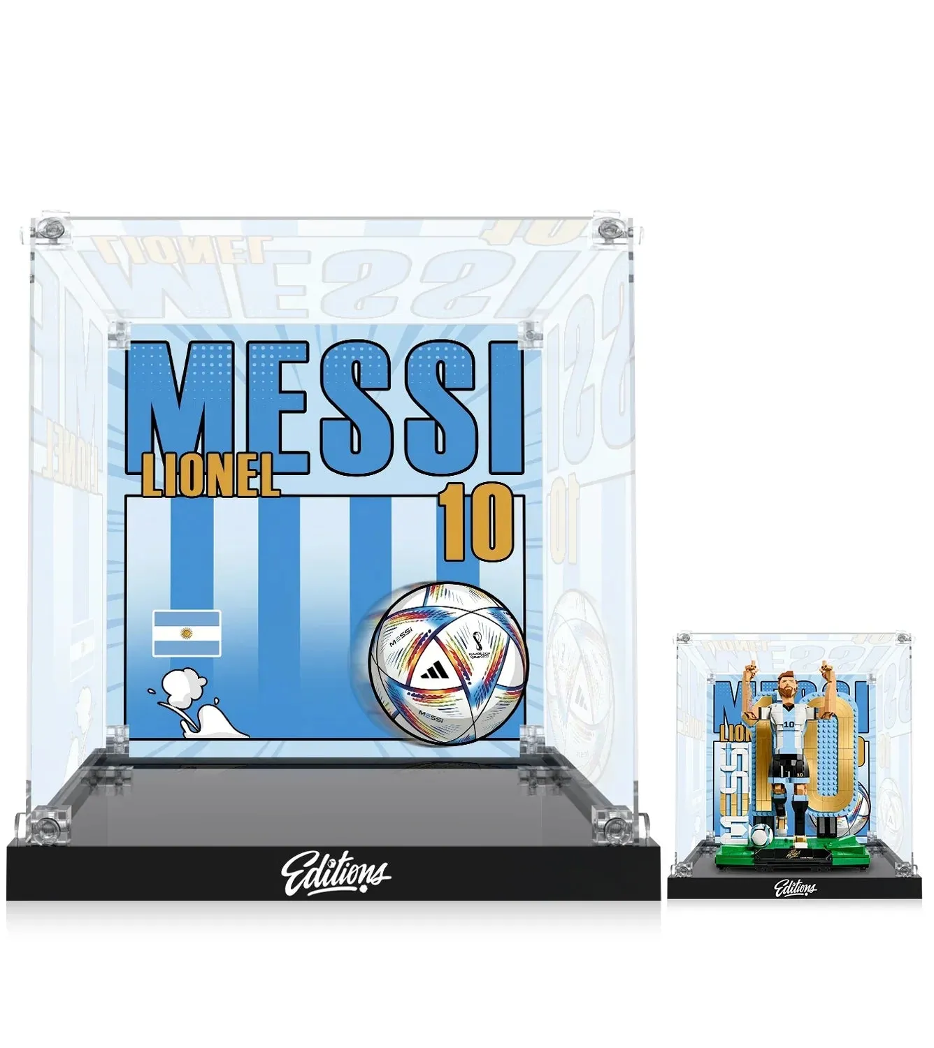 Vitrine für LEGO® Lionel Messi – Soccer Legend 43015 — 8