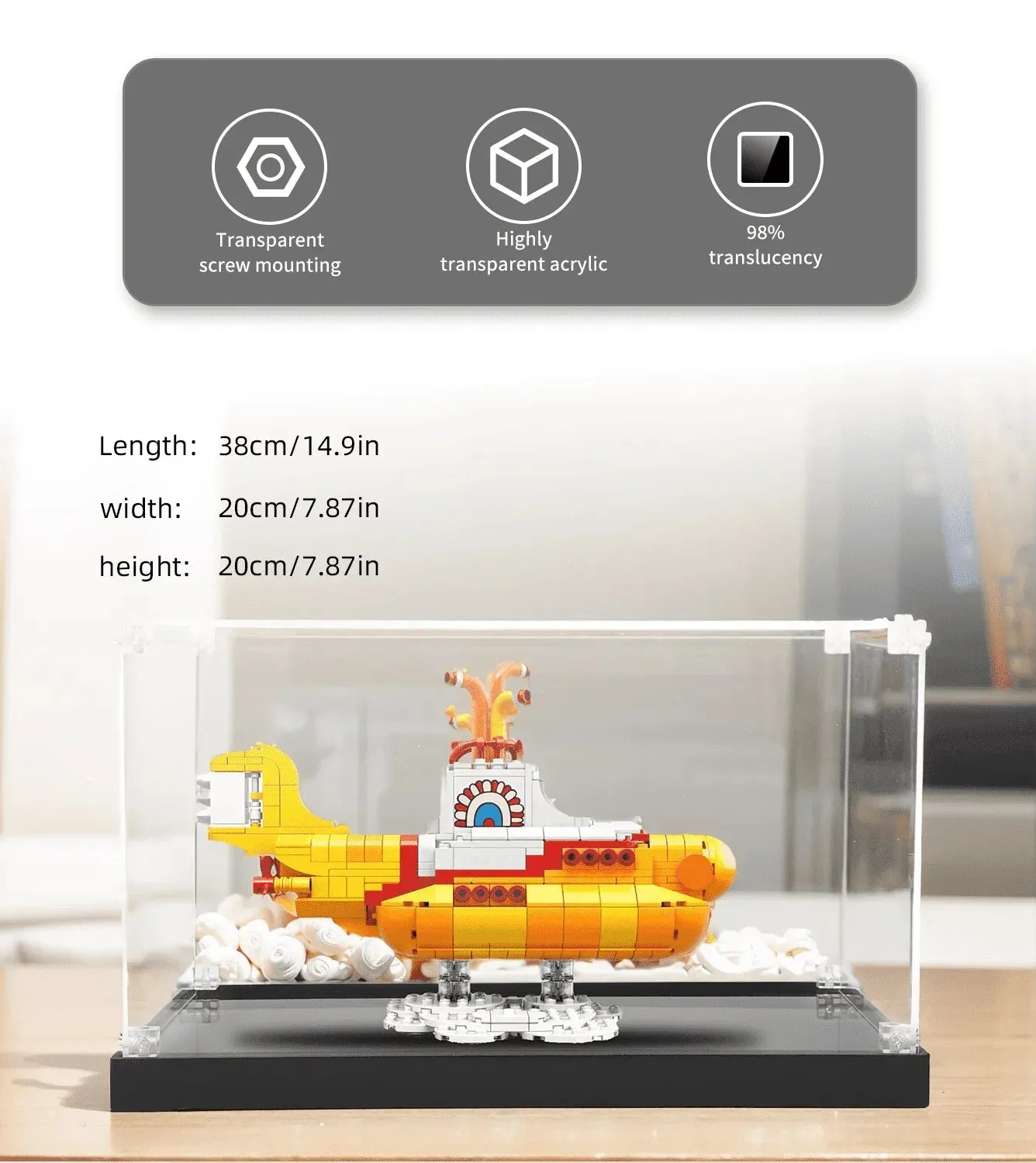 Eksponavimo dėžė LEGO The Beatles Yellow Submarine 21306 — 5
