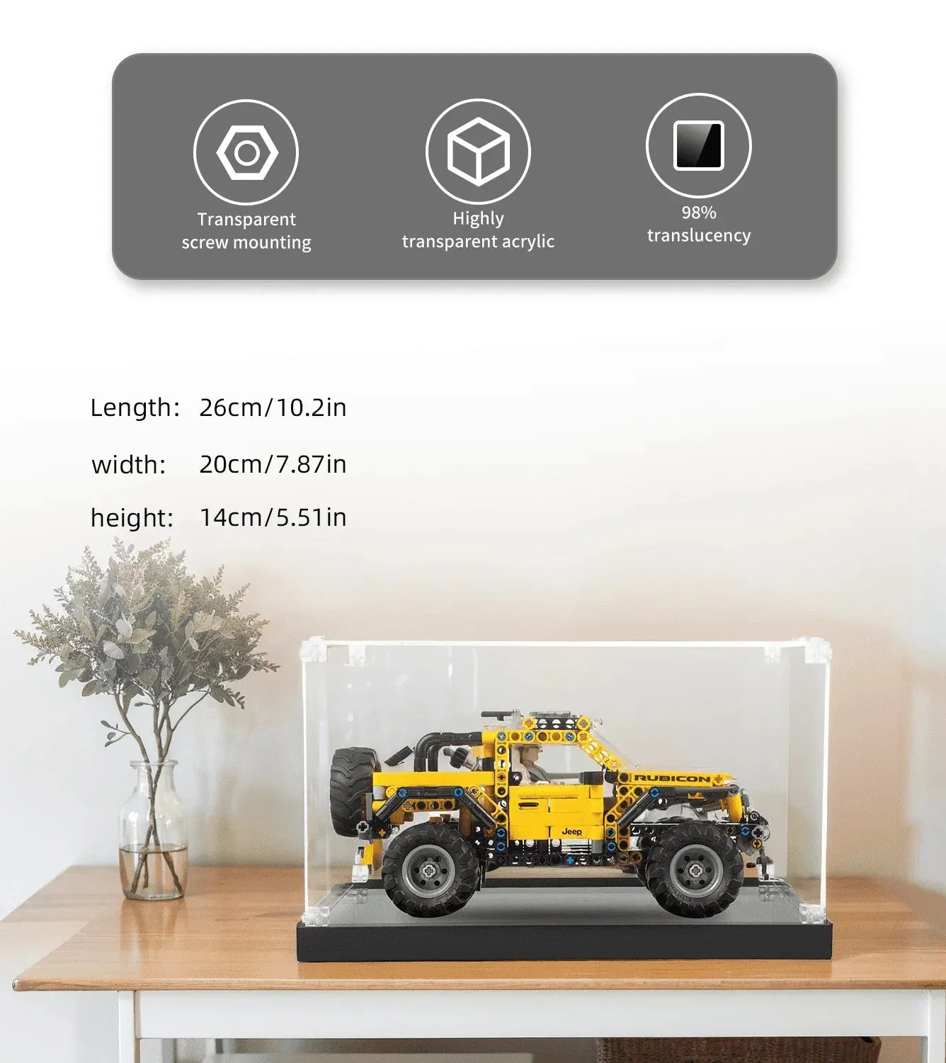 Eksponavimo dėžė LEGO Technic Jeep Wrangler 42122 — 4